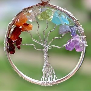 Seven Chakra Tree of Life Pendant